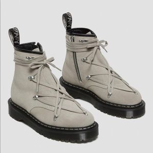 1460 RICK OWENS BEX SUEDE LACE UP BOOTS